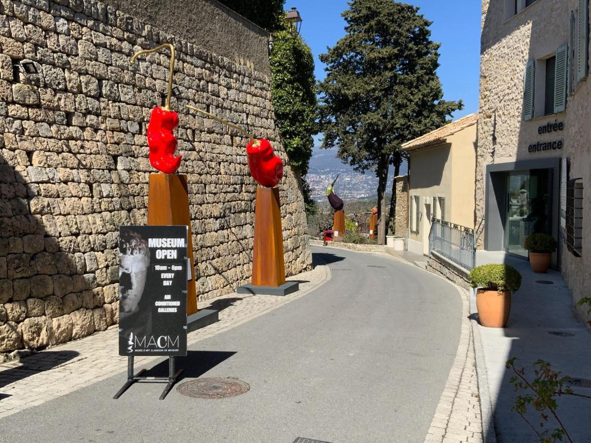 Mougins Collection - Magnifique Maison Au Coeur Du Vieux Village De Mougins, Vue Sur Les Alpes Du Sud Exterior foto